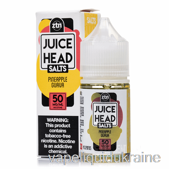 Vape Liquid Ukraine Pineapple Guava - Juice Head Salts - 30mL 50mg